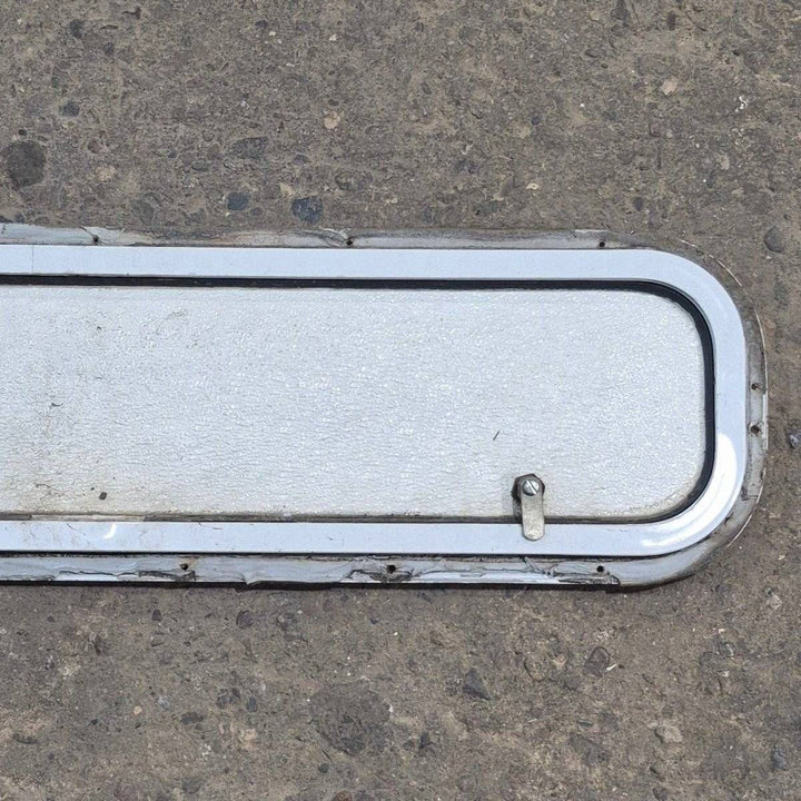 Used Radius Cornered Cargo Door - 37 7/8" X 8 7/8" X 1/2" - Young Farts RV Parts