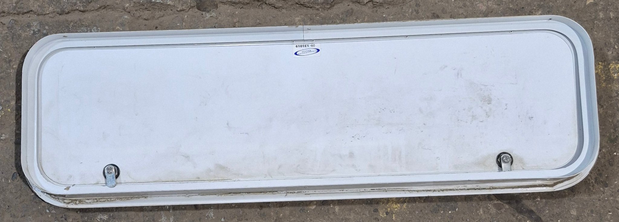 Used Radius Cornered Cargo Door 39 3/4" x 11 1/4" x 2"D - Young Farts RV Parts