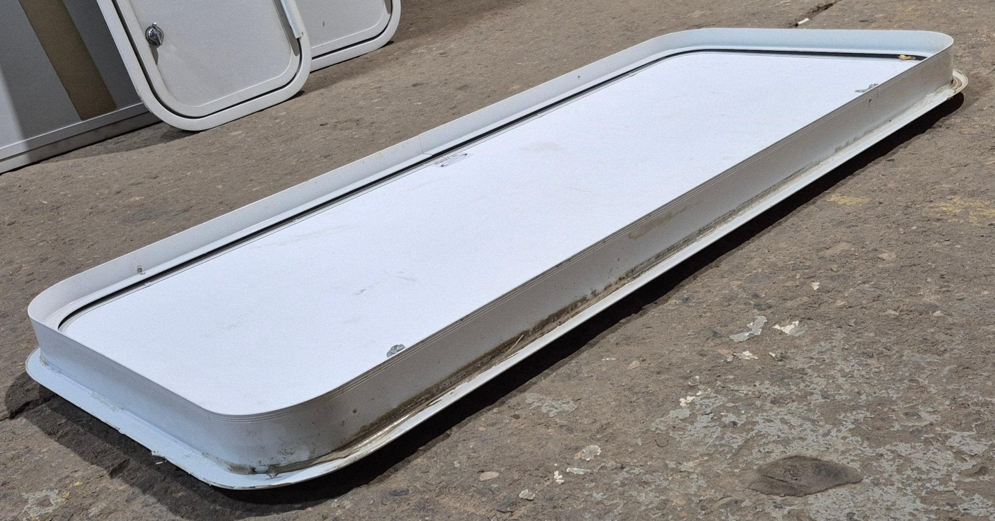 Used Radius Cornered Cargo Door 39 3/4" x 17 1/4" x 2"D - Young Farts RV Parts