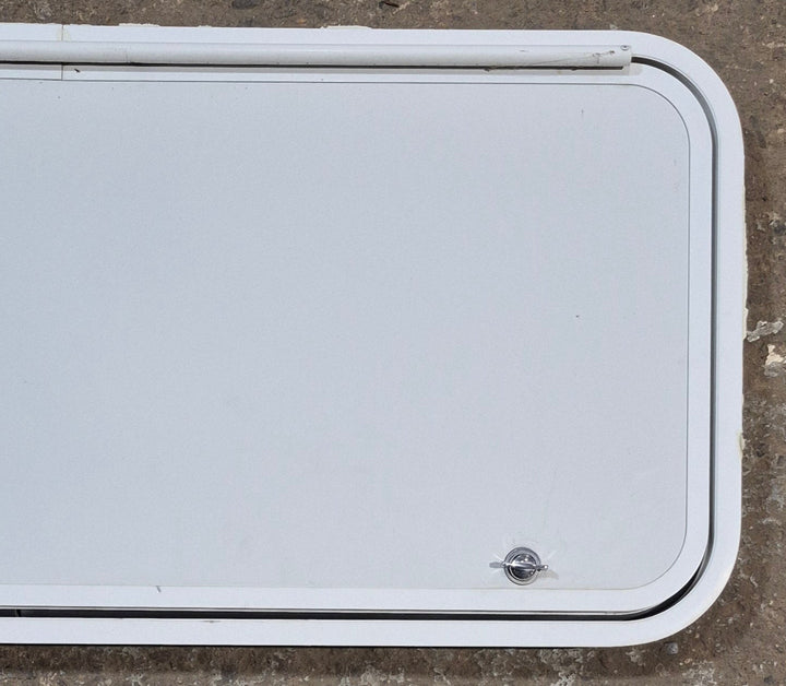 Used Radius Cornered Cargo Door 39 3/4" x 17 1/4" x 2"D - Young Farts RV Parts