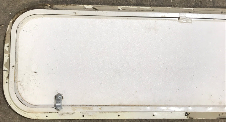 Used Radius Cornered Cargo Door 39 5/8" x 11 1/4" x 1/2" D - Young Farts RV Parts