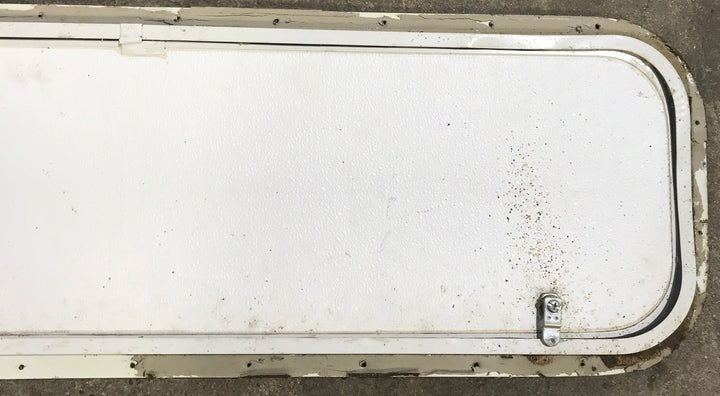 Used Radius Cornered Cargo Door 39 5/8" x 11 1/4" x 1/2" D - Young Farts RV Parts