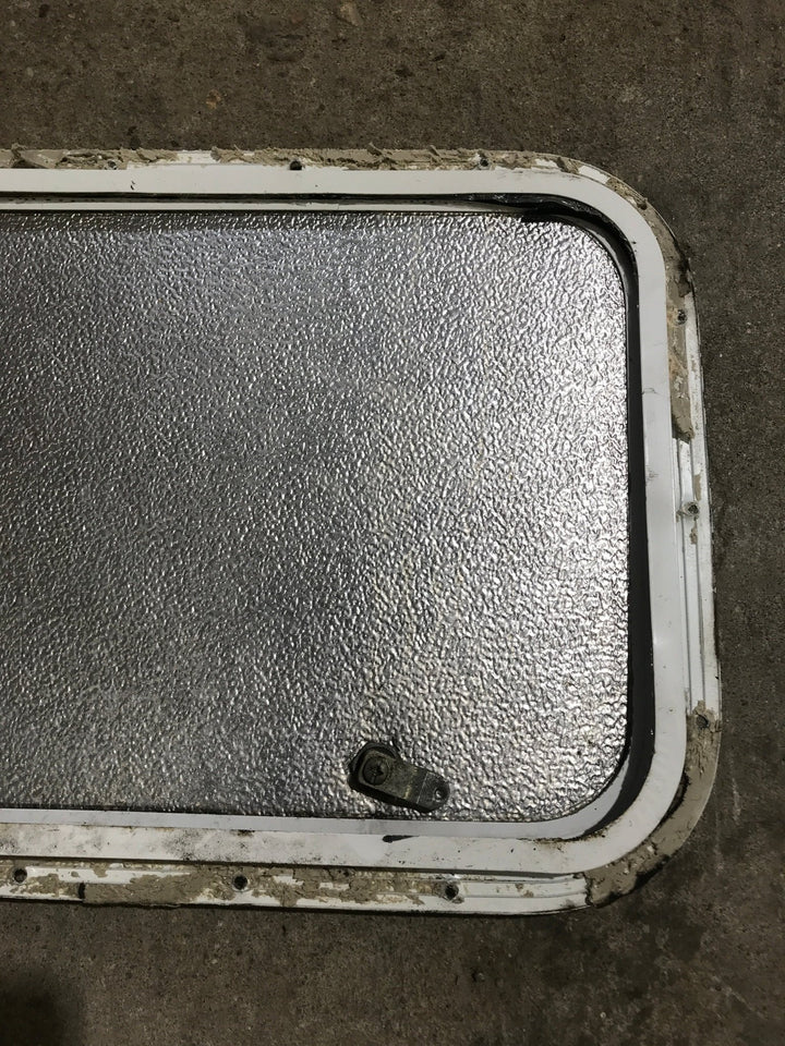 Used Radius Cornered Cargo Door 40" x 13 1/2" x 1/2" D - Young Farts RV Parts