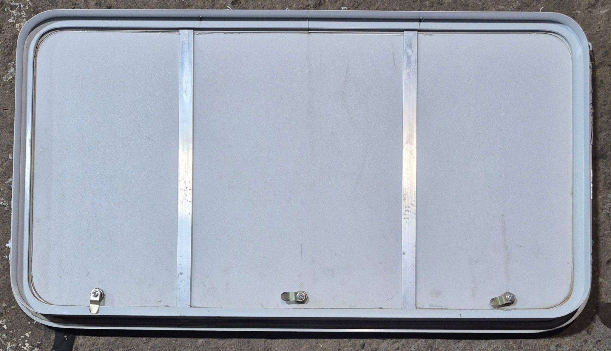 Used Radius Cornered Cargo Door 40" x 21 1/2" x 1 7/8" D - Young Farts RV Parts