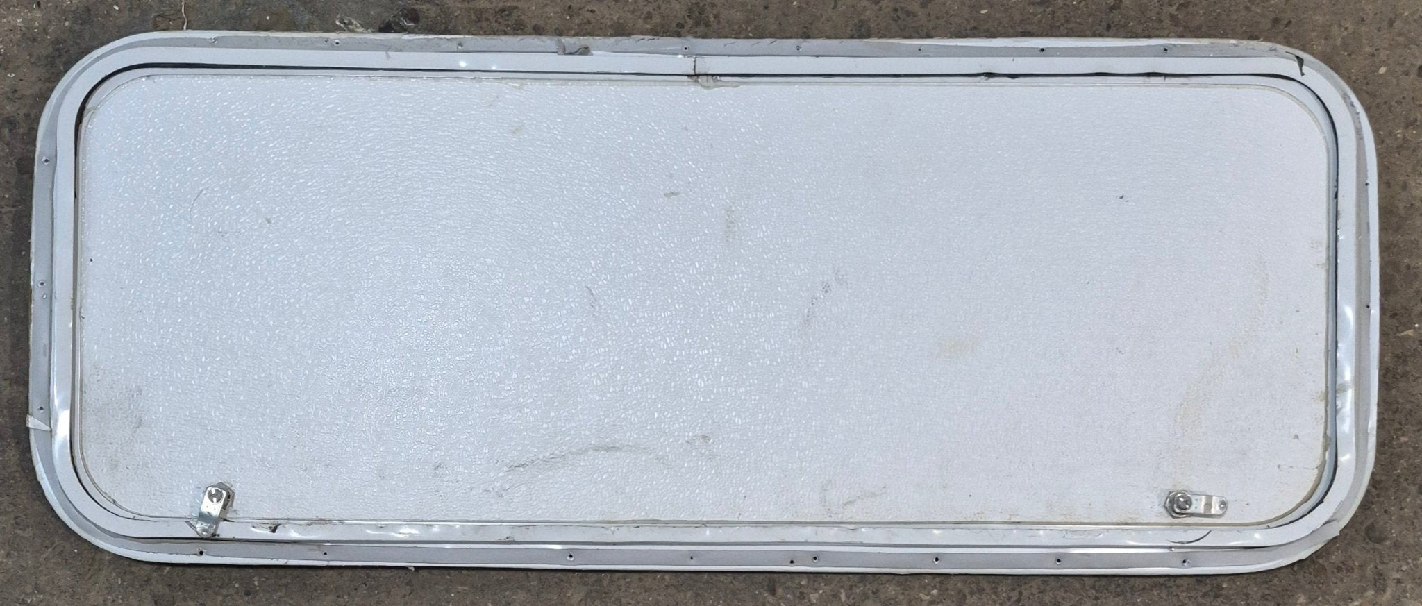 Used Radius Cornered Cargo Door 41 3/4" x 15 3/4" x 1/2" D - Young Farts RV Parts