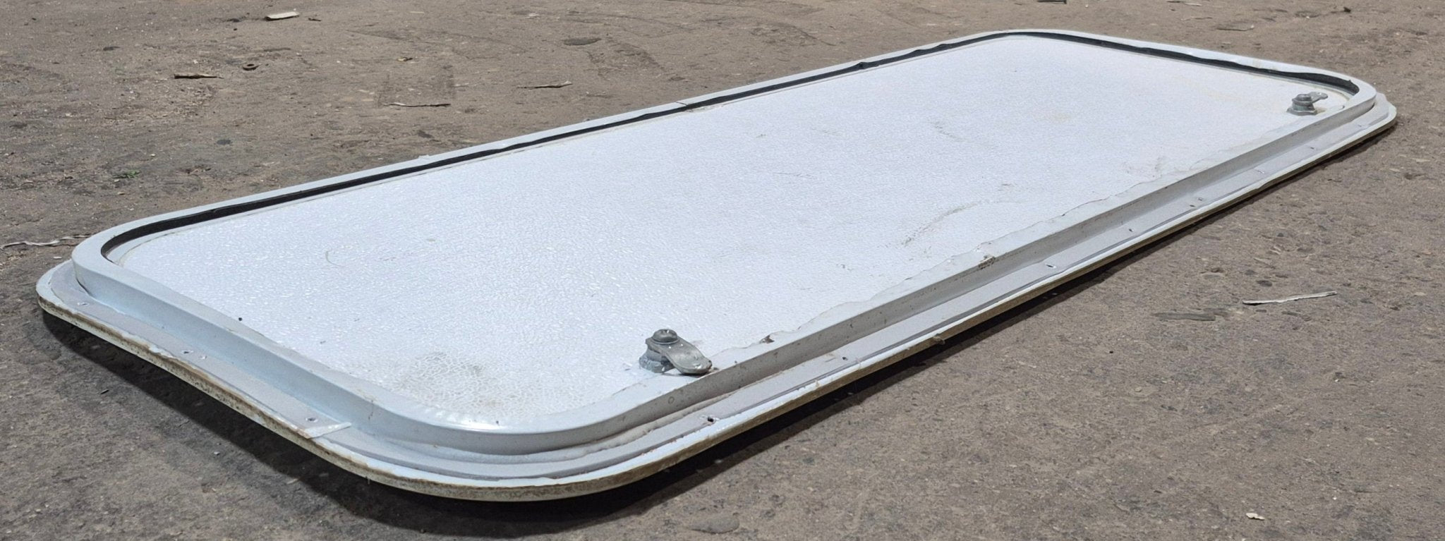 Used Radius Cornered Cargo Door 41 3/4" x 15 3/4" x 1/2" D - Young Farts RV Parts