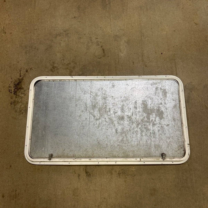 Used Radius Cornered Cargo Door - 41.75 X 22.75 X 0.625 - Young Farts RV Parts