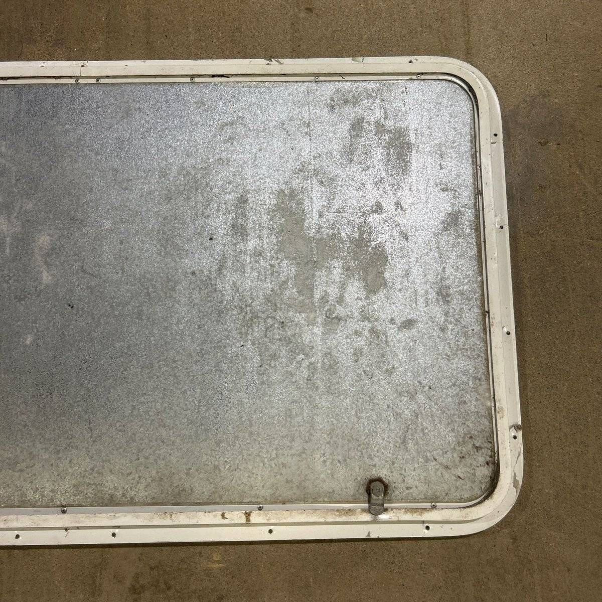 Used Radius Cornered Cargo Door - 41.75 X 22.75 X 0.625 - Young Farts RV Parts