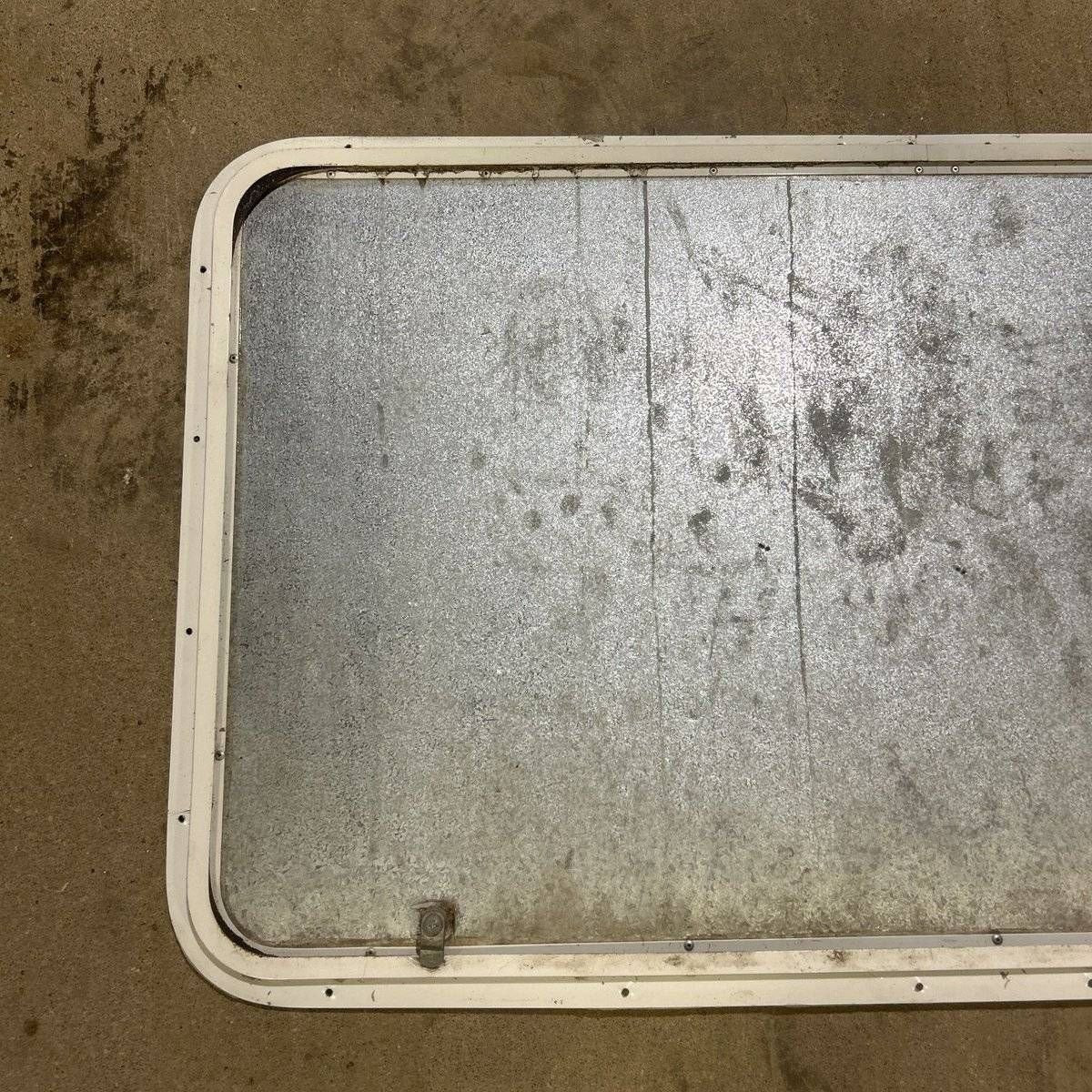 Used Radius Cornered Cargo Door - 41.75 X 22.75 X 0.625 - Young Farts RV Parts