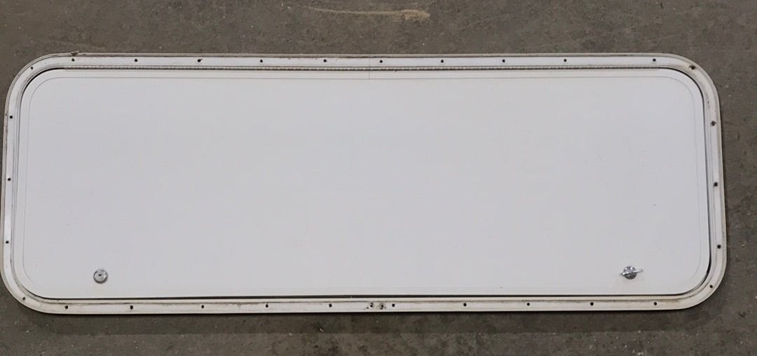 Used Radius Cornered Cargo Door 44" x 15" x 1/2"D - Young Farts RV Parts