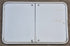 Used Radius Cornered Cargo Door 45" x 29" x 1 7/8" D - Young Farts RV Parts