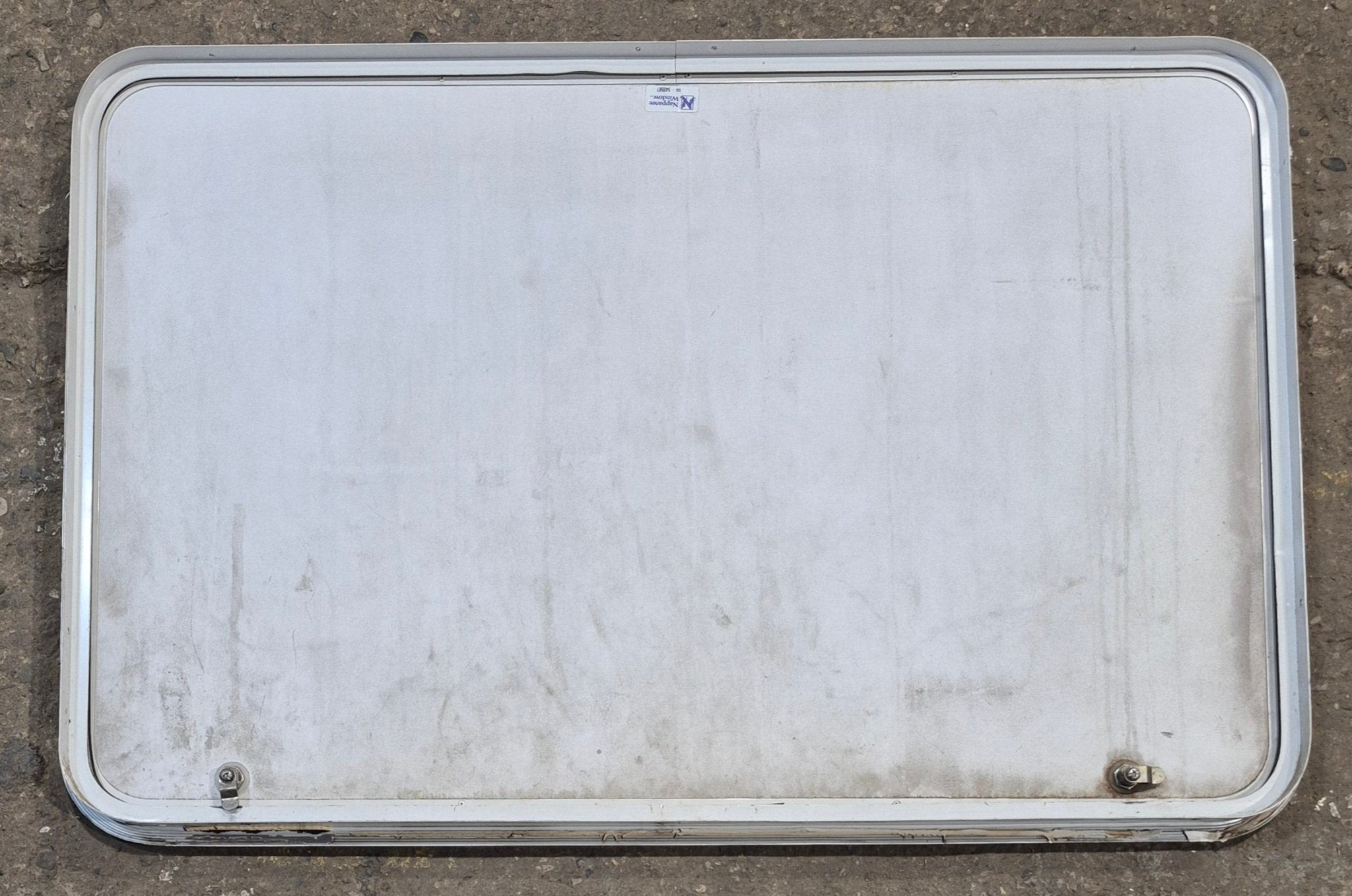Used Radius Cornered Cargo Door 45" x 29" x 1 7/8" D - Young Farts RV Parts