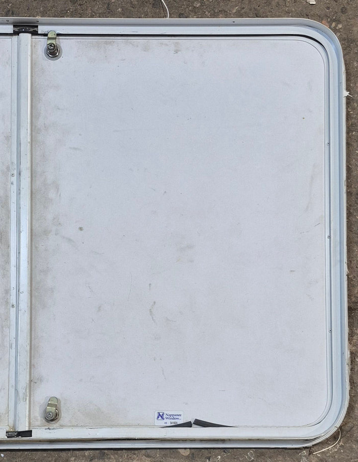 Used Radius Cornered Cargo Door 45" x 29" x 1 7/8" D - Young Farts RV Parts