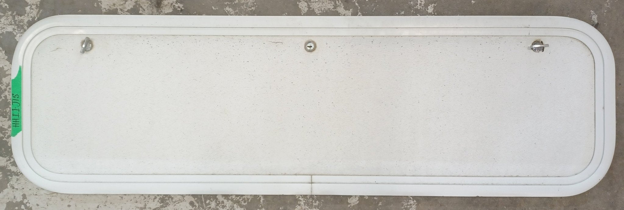 Used Radius Cornered Cargo Door 46 5/8" x 12 7/8" x 5/8" D - Young Farts RV Parts