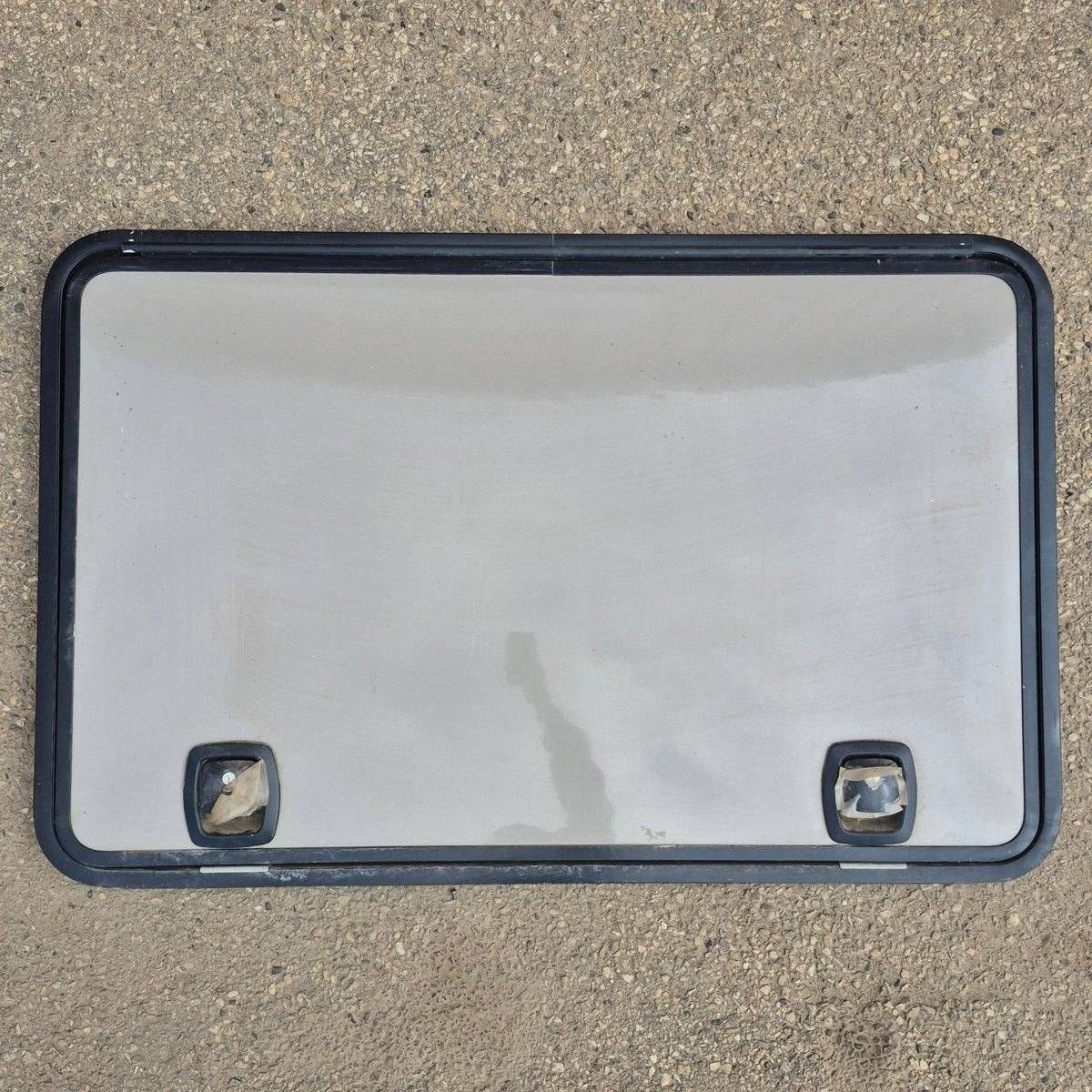 Used Radius Cornered Cargo Door - 47 5/8" X 30 1/8" X 2" - Young Farts RV Parts