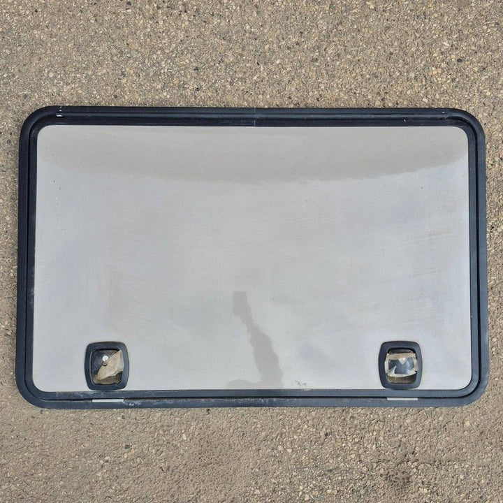 Used Radius Cornered Cargo Door - 47 5/8" X 30 1/8" X 2" - Young Farts RV Parts