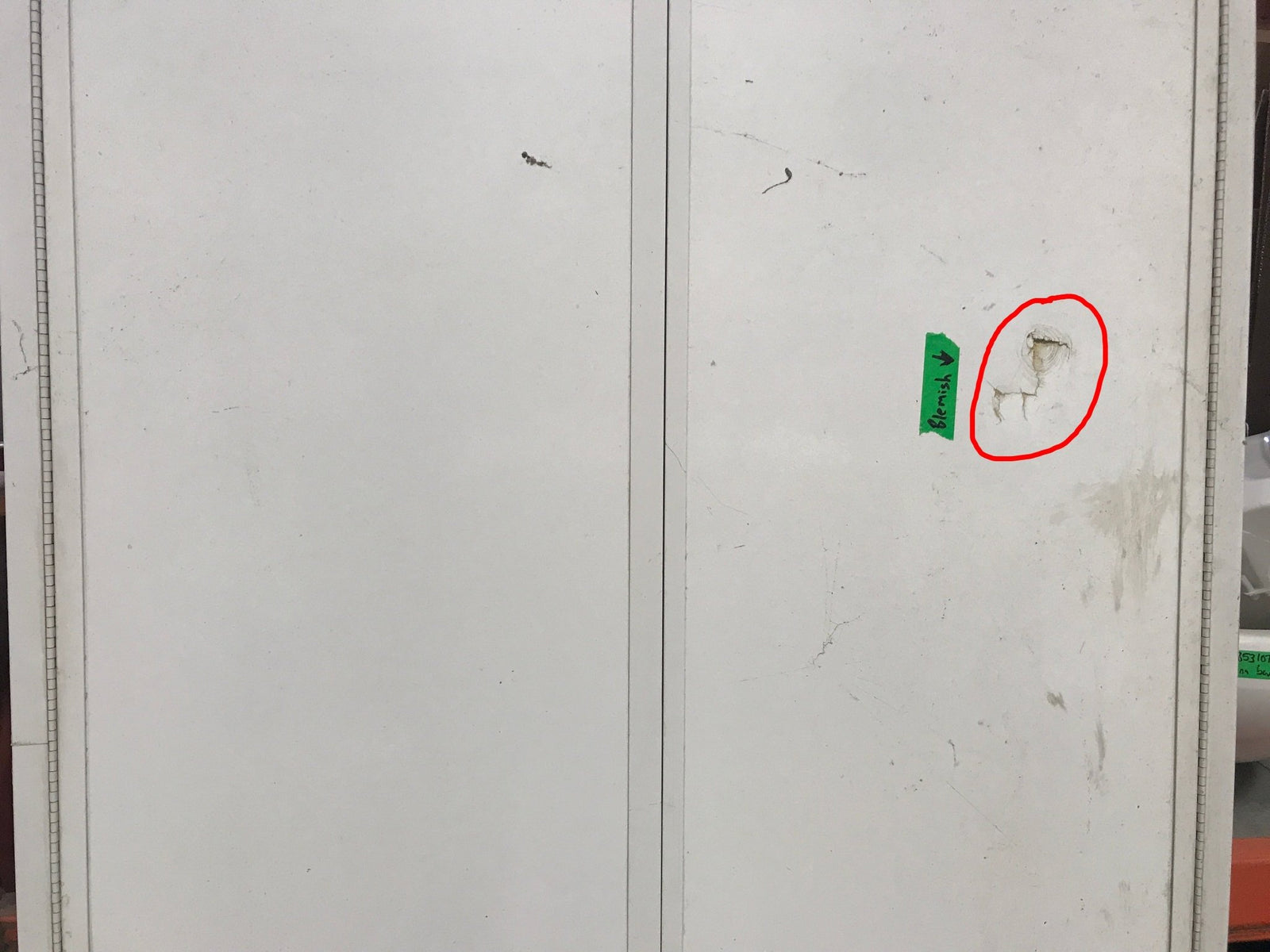 Used Radius Cornered Cargo Door 59 3/4