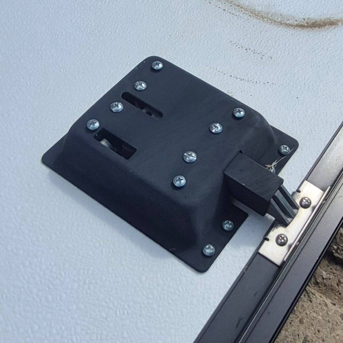 Used Radius Cornered Cargo Door - 71 7/8" X 47 3/4" X 2" - Young Farts RV Parts