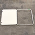 Used Radius Cornered Cargo LPG Door 27" W x 29 3/4" H X 3/4" D - Young Farts RV Parts