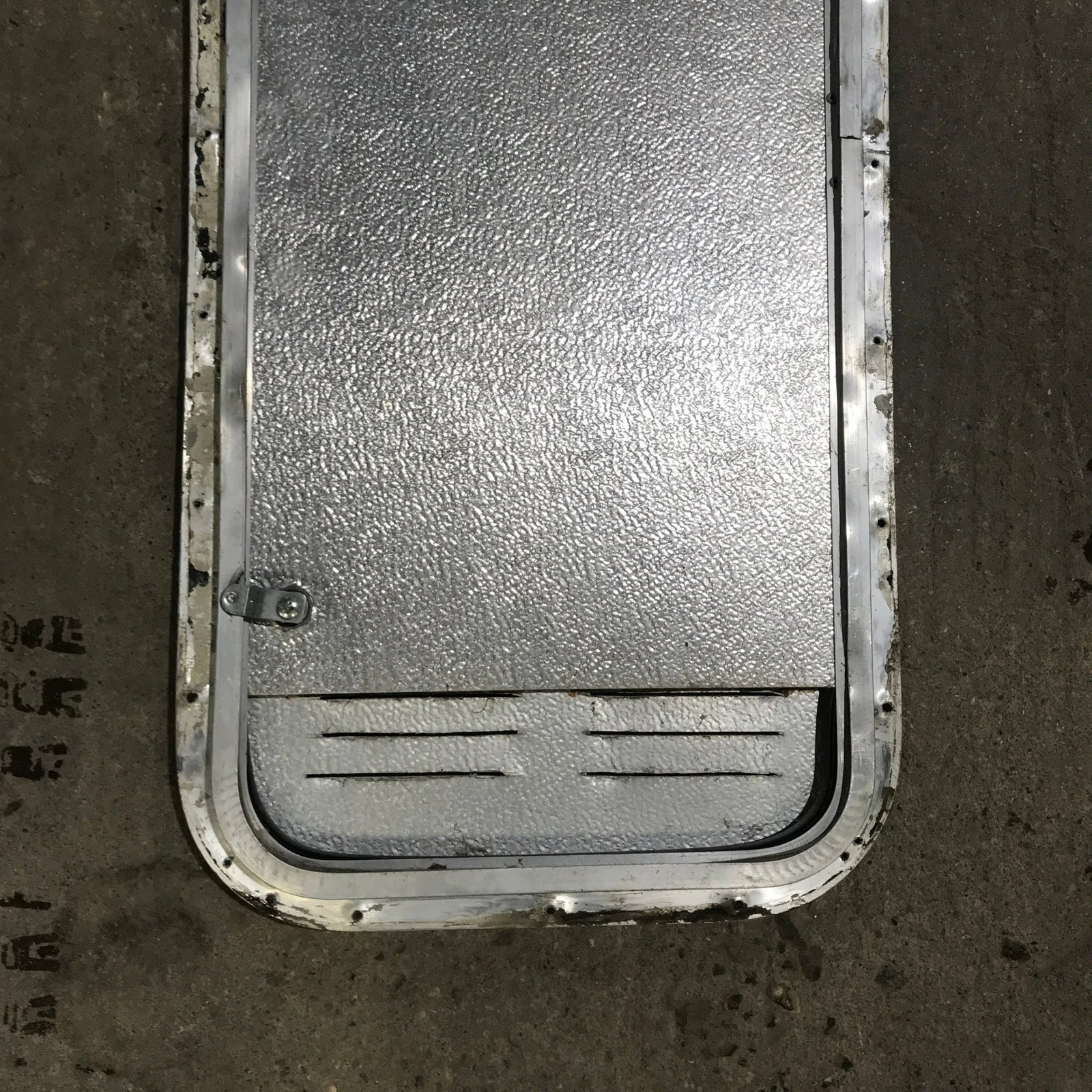 Used Radius Cornered Propane / Battery Cargo Door 13 3/4