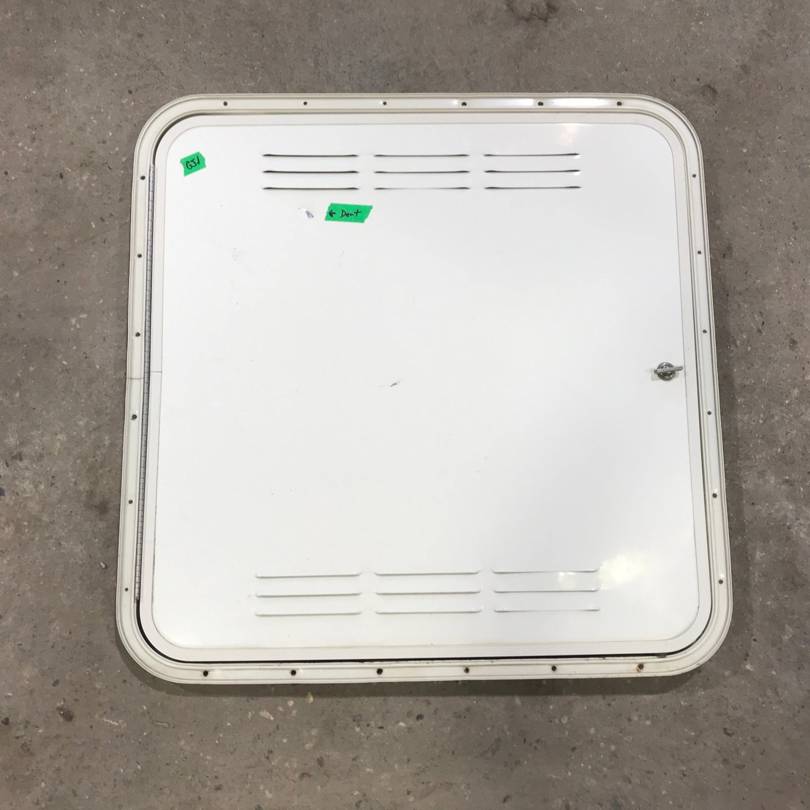 Used Radius Cornered Propane / Battery Cargo Door 26 3/4