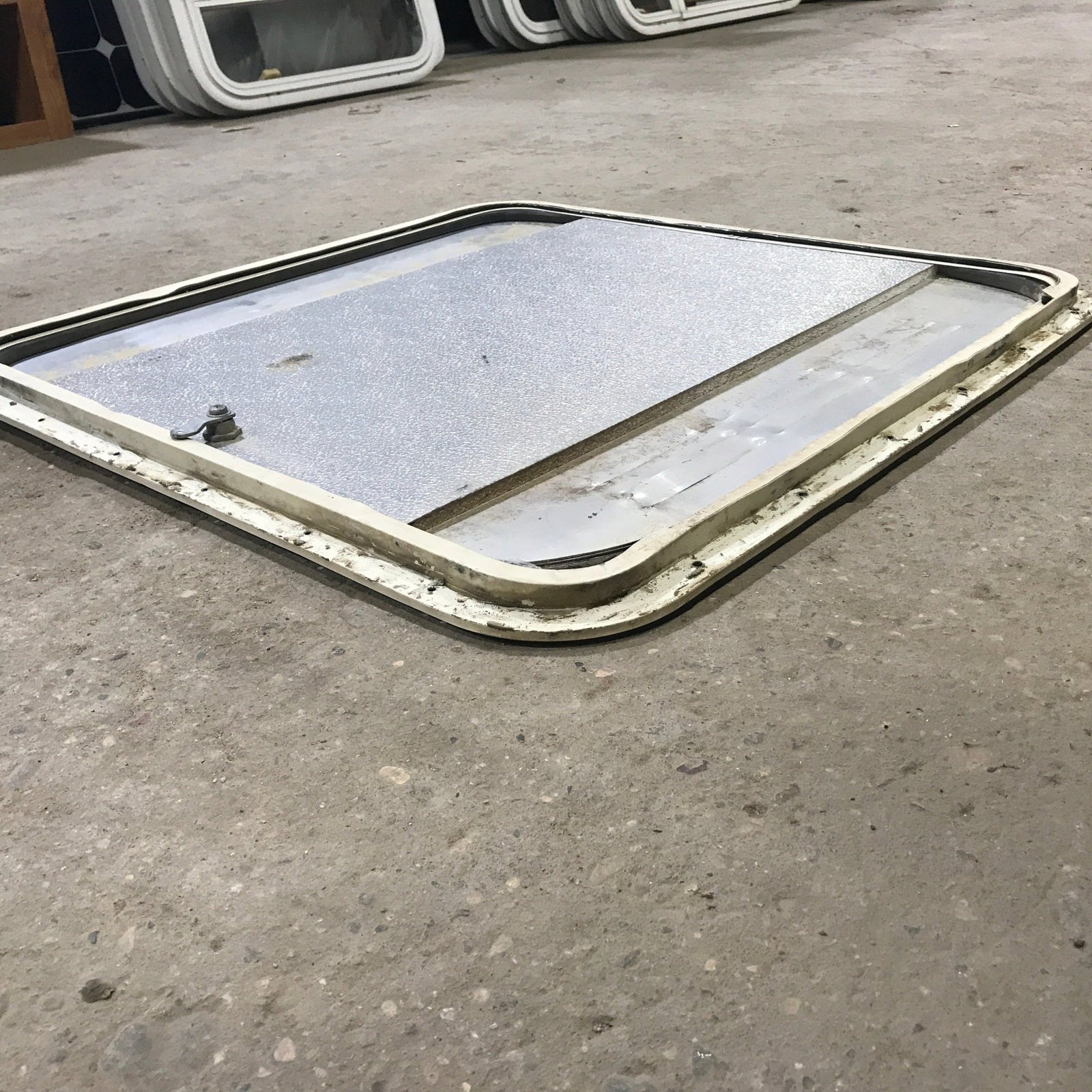 Used Radius Cornered Propane / Battery Cargo Door 26 3/4