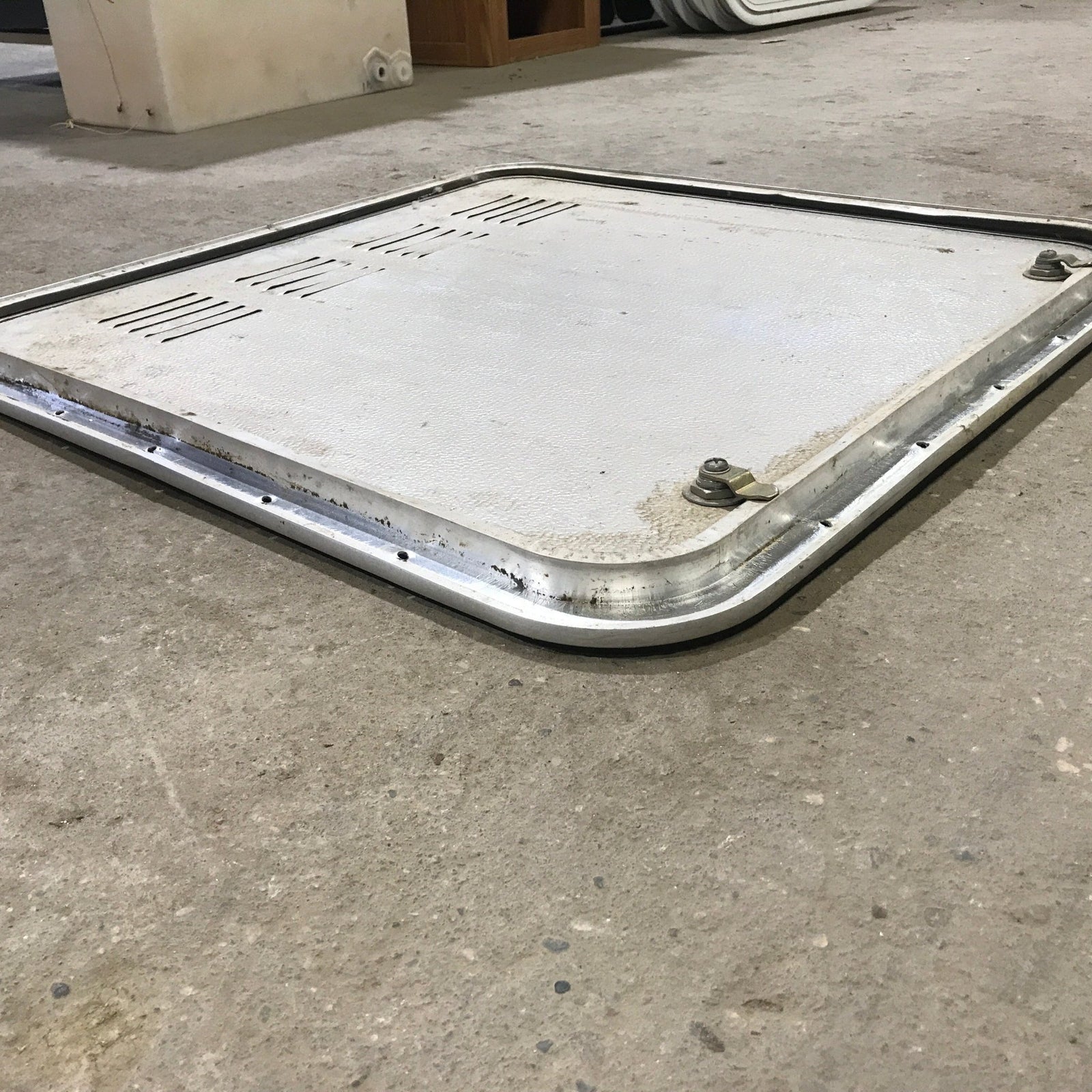 Used Radius Cornered Propane / Battery Cargo Door 26