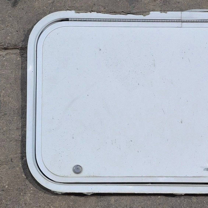Used Radius Cornered Propane/ Battery Door - 29 7/8" X 17" X 1/2" - Young Farts RV Parts