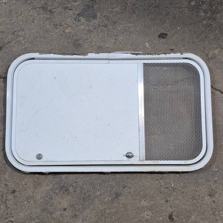 Used Radius Cornered Propane/ Battery Door - 29 7/8" X 17" X 1/2" - Young Farts RV Parts