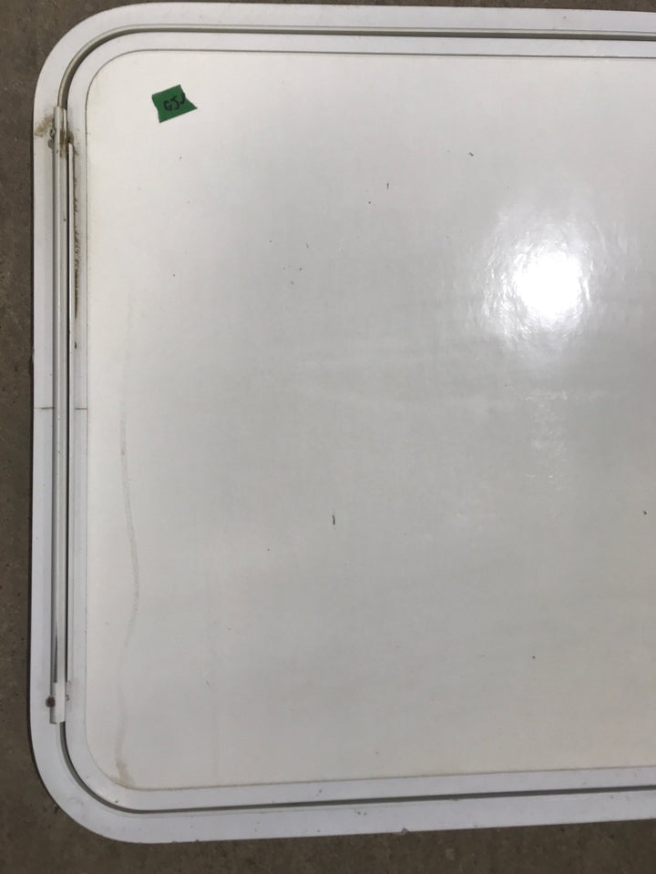 Used Radius Cornered Propane Cargo Door 29 1/2" x 23 7/8" x 3/4" D - Young Farts RV Parts