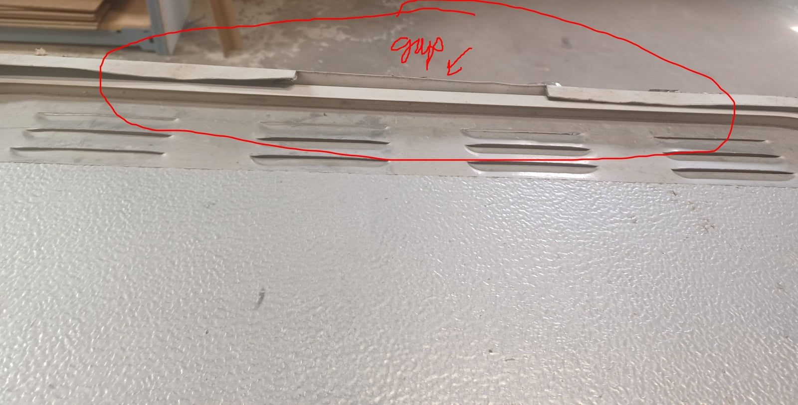 Used Radius Cornered Propane Cargo Door 29 5/8