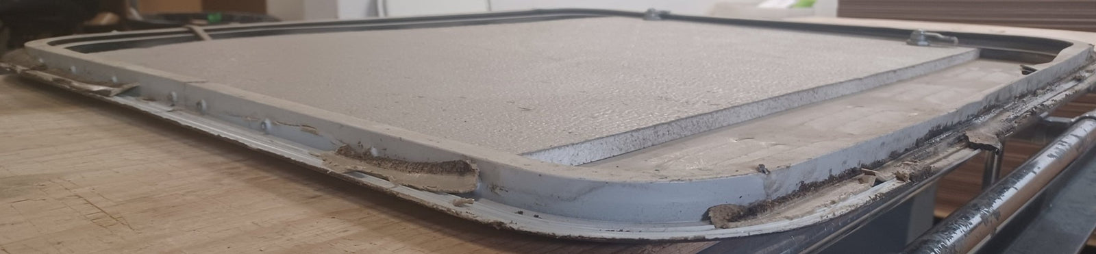 Used Radius Cornered Propane Cargo Door 29 5/8