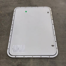 Load image into Gallery viewer, Used Radius Cornered Propane Cargo Door 35 3/4&quot; W x 23 1/2&quot; H x 5/8&quot; D - Young Farts RV Parts