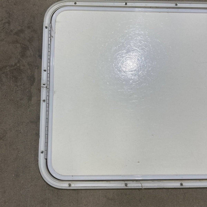 Used Radius Cornered Propane/Cargo Door - 35.75 X 23.75 X 0.75 - Young Farts RV Parts