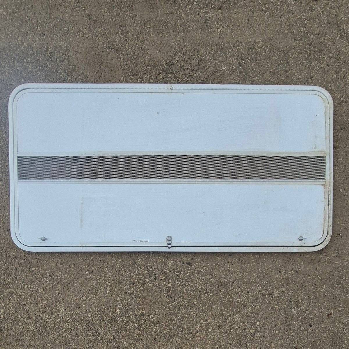 Used Radius Propane/ Battery Cargo Door - 59 5/8" X 29 3/4" X 1" - Young Farts RV Parts