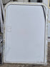 Used Radius Storage/ Teardrop Trailer Entry Door 42 1/4" x 29 3/8" x 1 1/2" D - Young Farts RV Parts