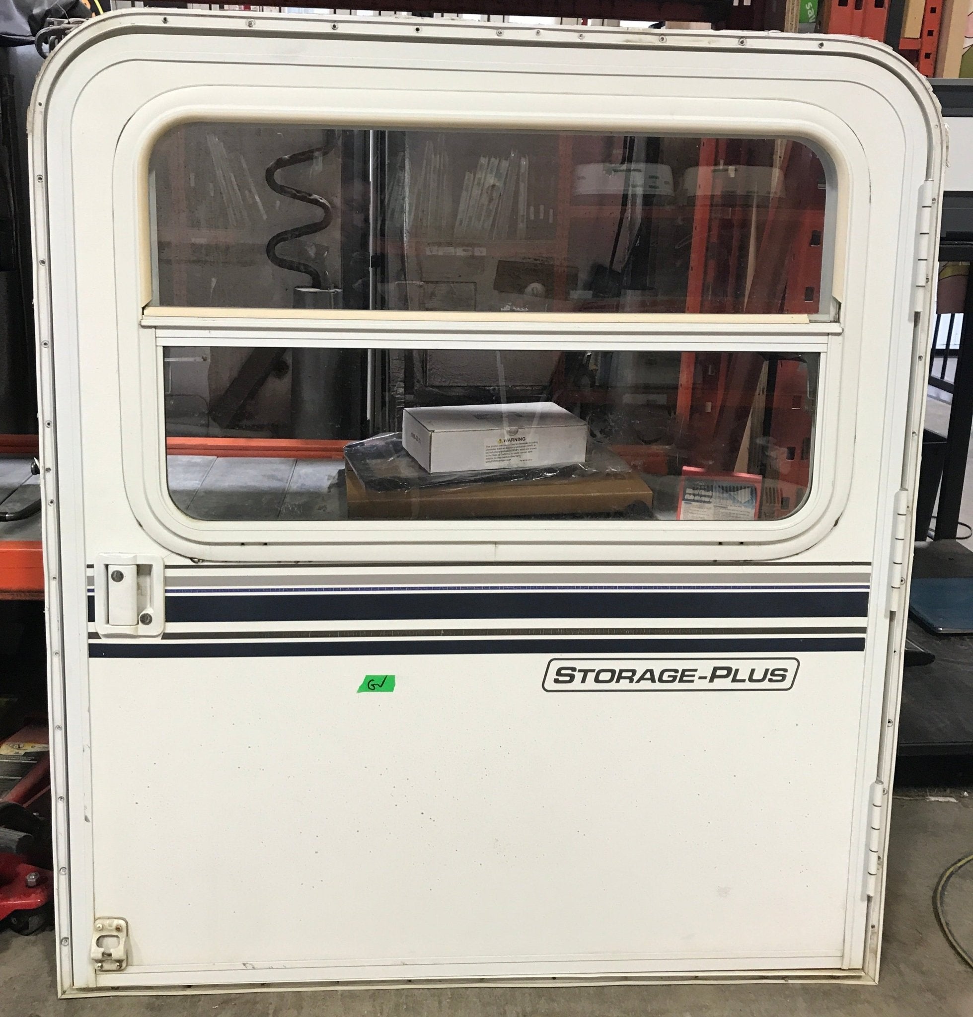 Used Radius Storage/ Teardrop Trailer Entry Door 42" x 48" x 1 1/2" - Young Farts RV Parts