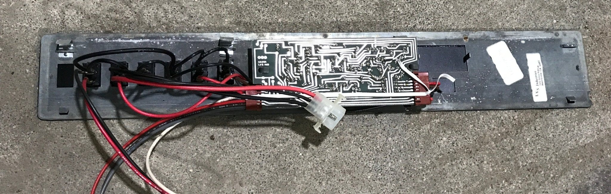 Used Range Hood Fan Front Panel with Circuit Board - Young Farts RV Parts