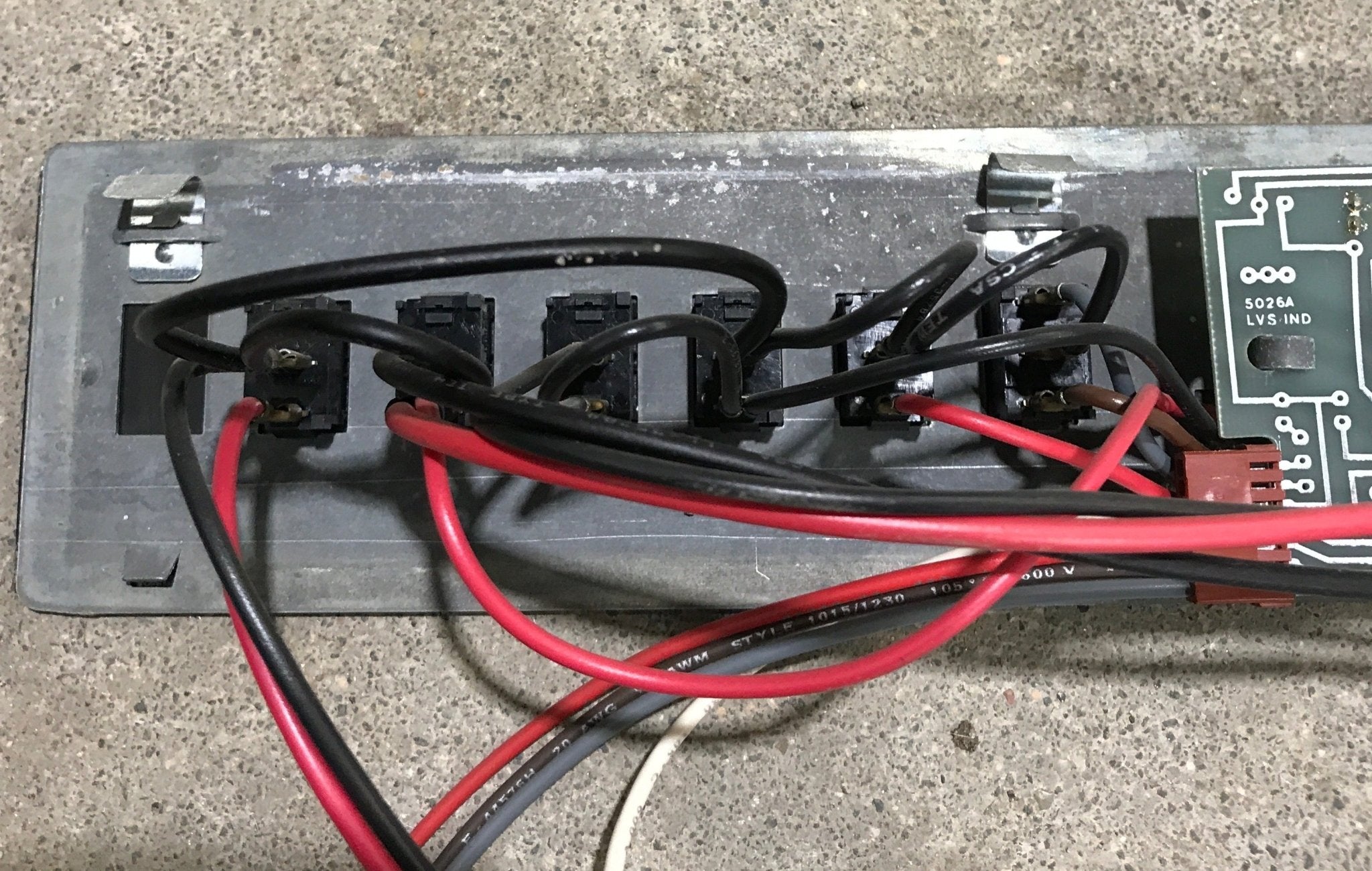 Used Range Hood Fan Front Panel with Circuit Board - Young Farts RV Parts