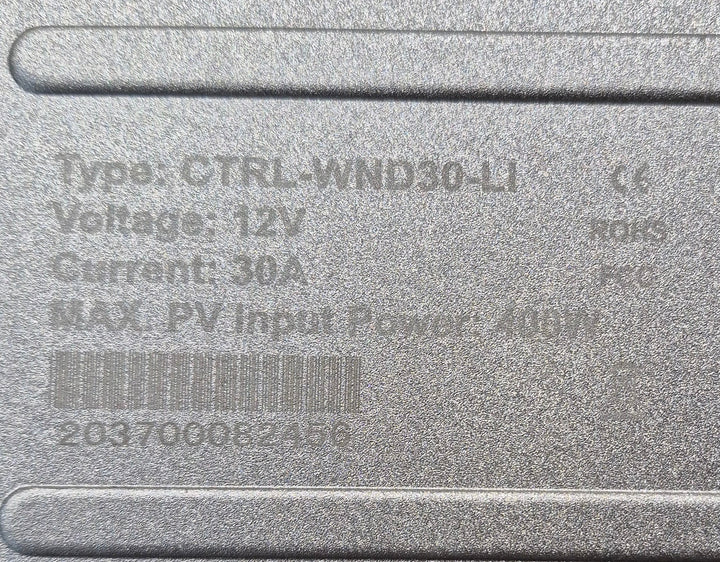 Used Renogy Solar Panel Controller, 30 AMP - RS232 - Young Farts RV Parts