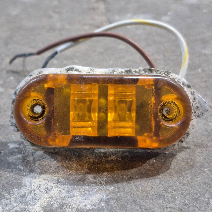 Used Replacement Marker Light Assembly - Amber - Young Farts RV Parts