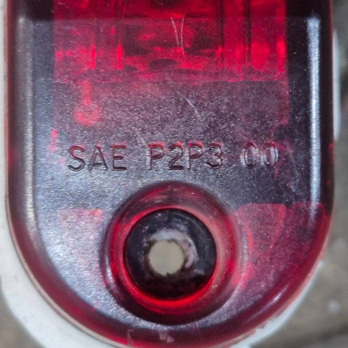 Used Replacement Marker Light Assembly - Red - Young Farts RV Parts