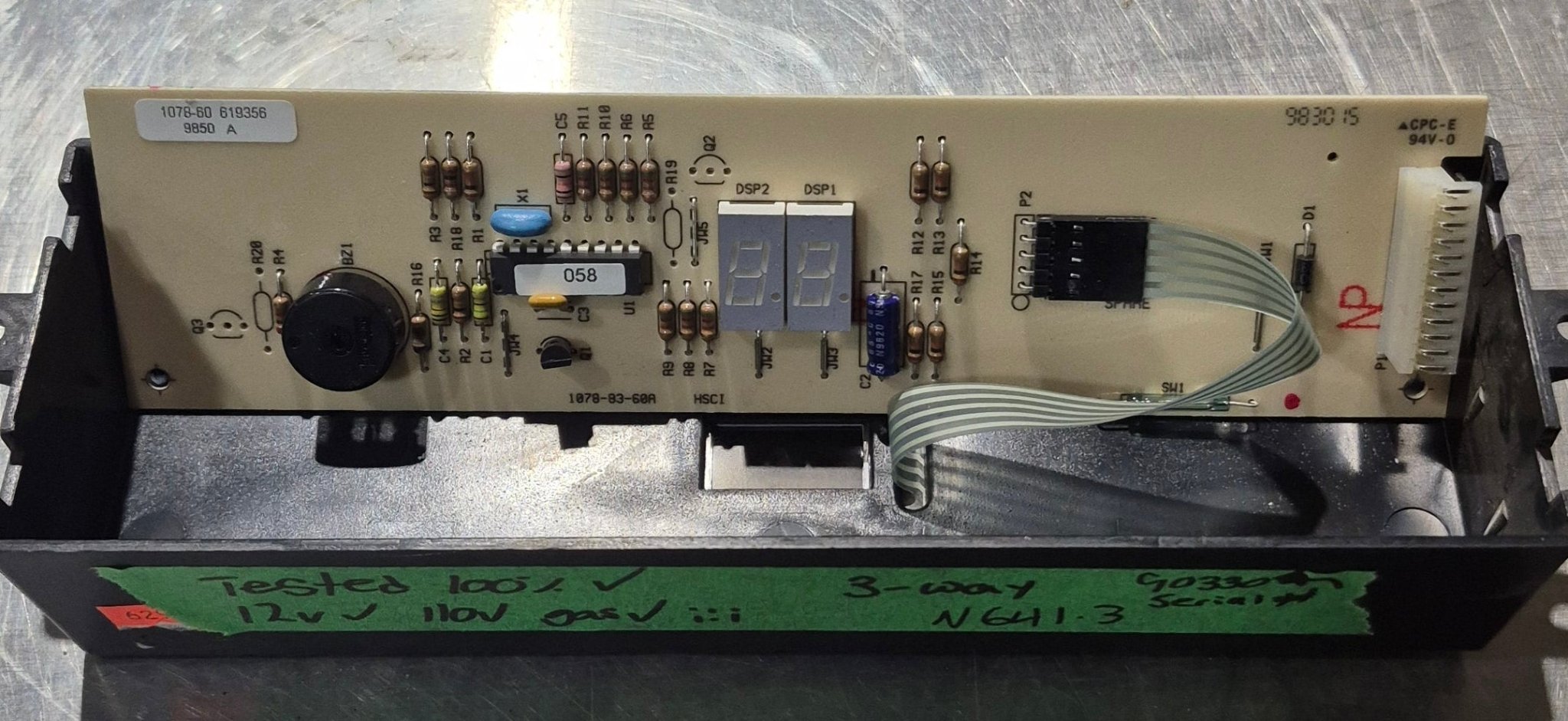 Used Replacement Norcold Refrigerator Control Board - 619356 - Young Farts RV Parts