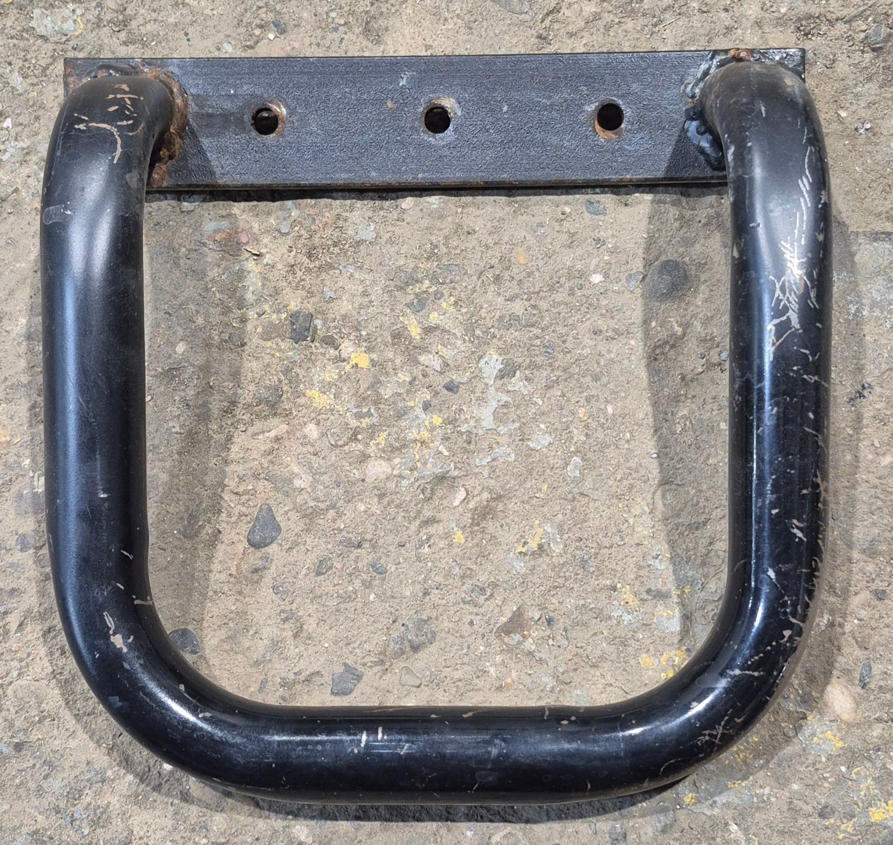 Used Retro Driver Door Grab Handle 8 1/4" x 8 1/2" - Metal - Young Farts RV Parts