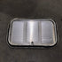 Used Retro NORCOLD 616009/ DOMETIC (P/N UNKNOWN for RM2214R) - Off White Vent Door with Silver Trim - Young Farts RV Parts
