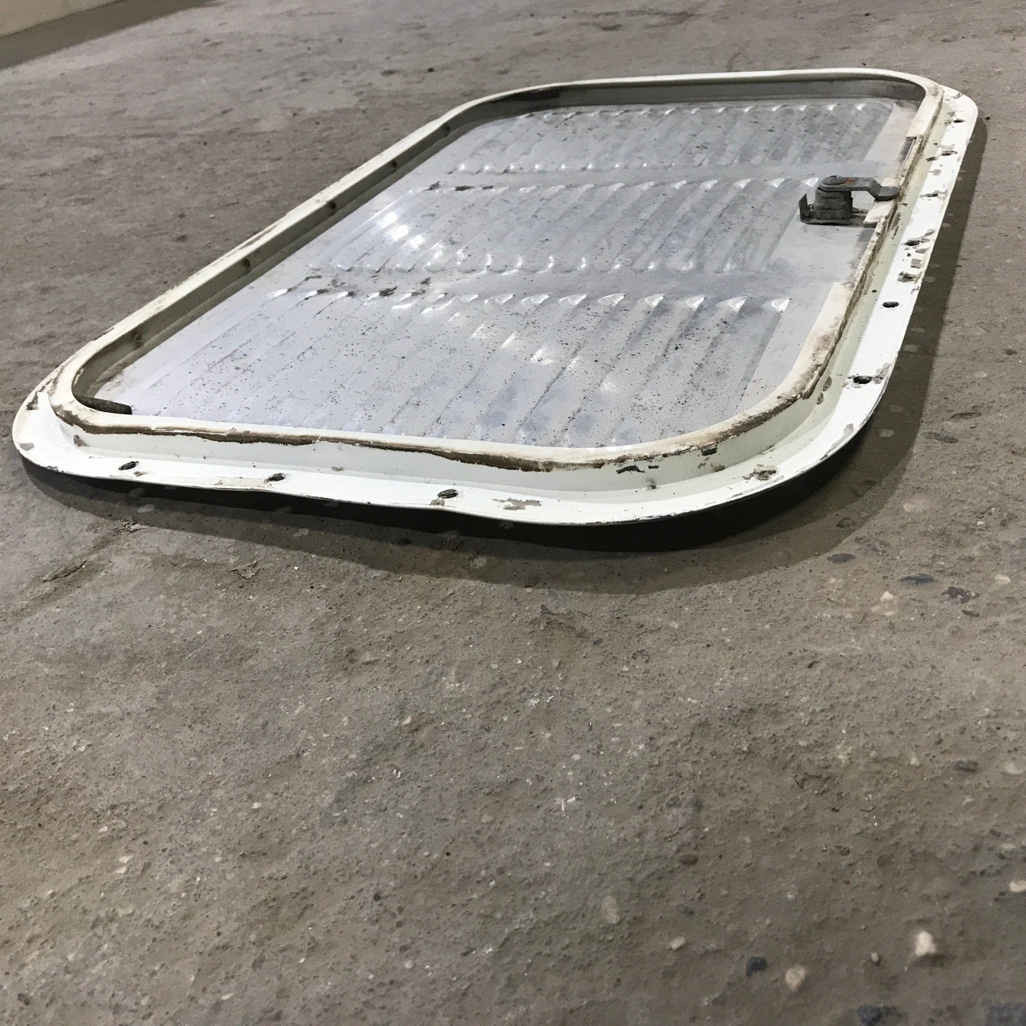 Used Retro Norcold 616009/ Dometic (P/N Unknown, for RM2214R) - Off White Vent Door with White Trim - Young Farts RV Parts