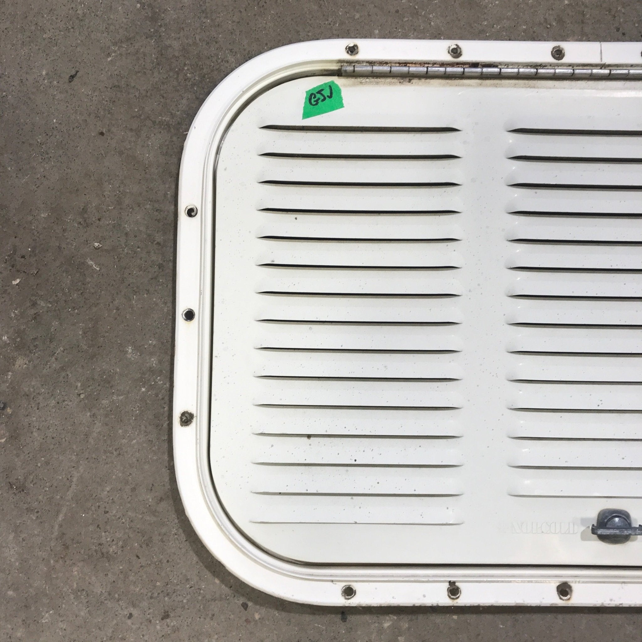 Used Retro Norcold 616009/ Dometic (P/N Unknown, for RM2214R) - Off White Vent Door with White Trim - Young Farts RV Parts