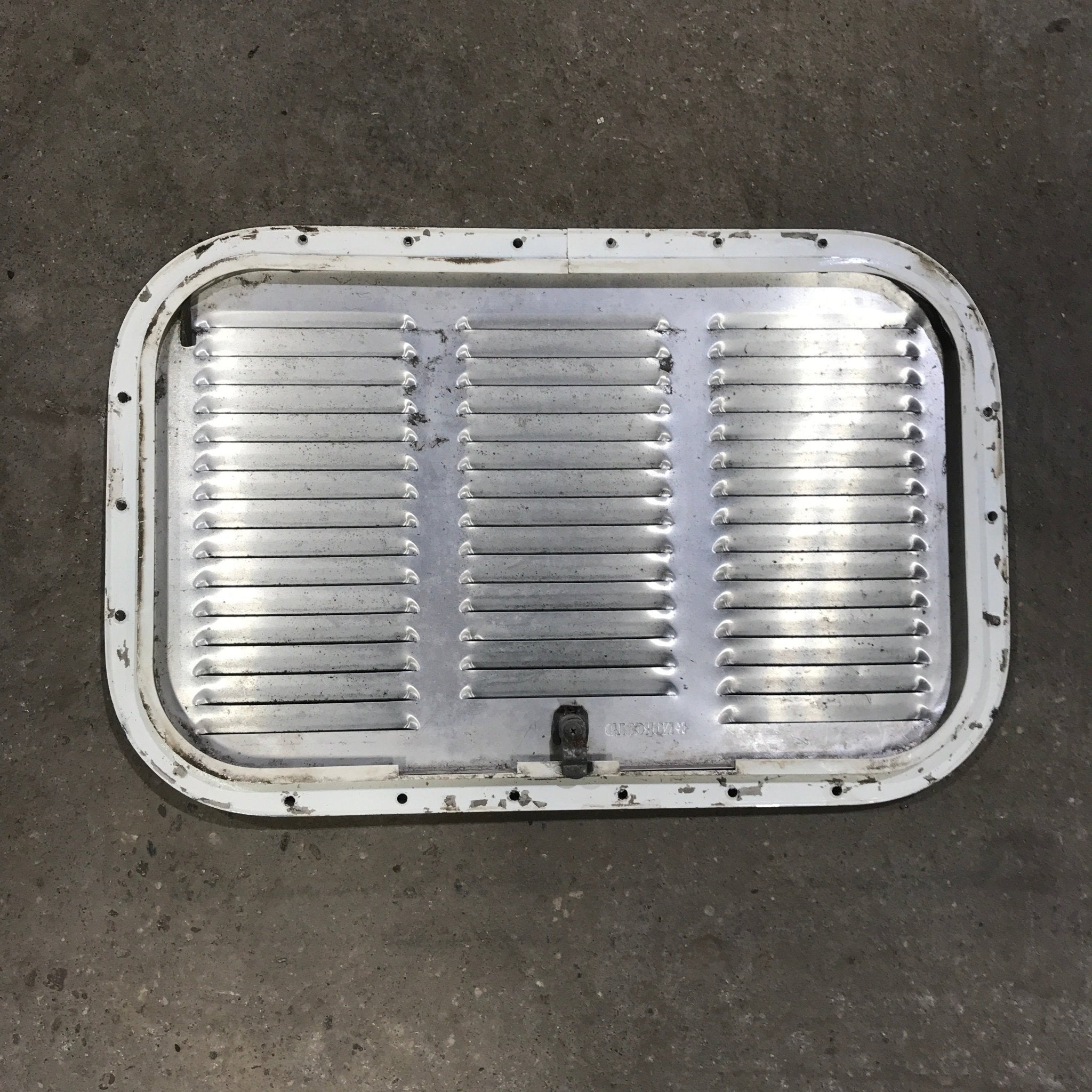 Used Retro Norcold 616009/ Dometic (P/N Unknown, for RM2214R) - Off White Vent Door with White Trim - Young Farts RV Parts