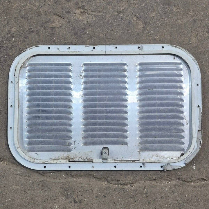 Used Retro Norcold/ Dometic Fridge Vent Door, Off White, Off White Trim - 616009 / 8032214R20 - Young Farts RV Parts