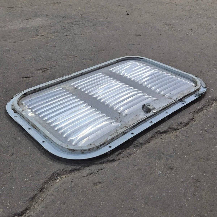 Used Retro Norcold/ Dometic Fridge Vent Door, Off White, Off White Trim - 616009 / 8032214R20 - Young Farts RV Parts